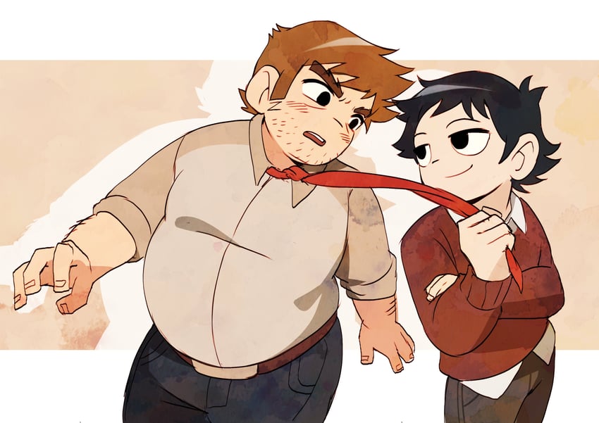 wallace wells and stephen stills (scott pilgrim and 1 more) drawn by nifast_(greentail)