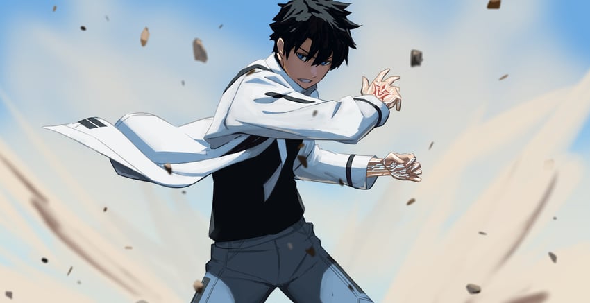 fujimaru ritsuka (fate and 1 more) drawn by paperpillar