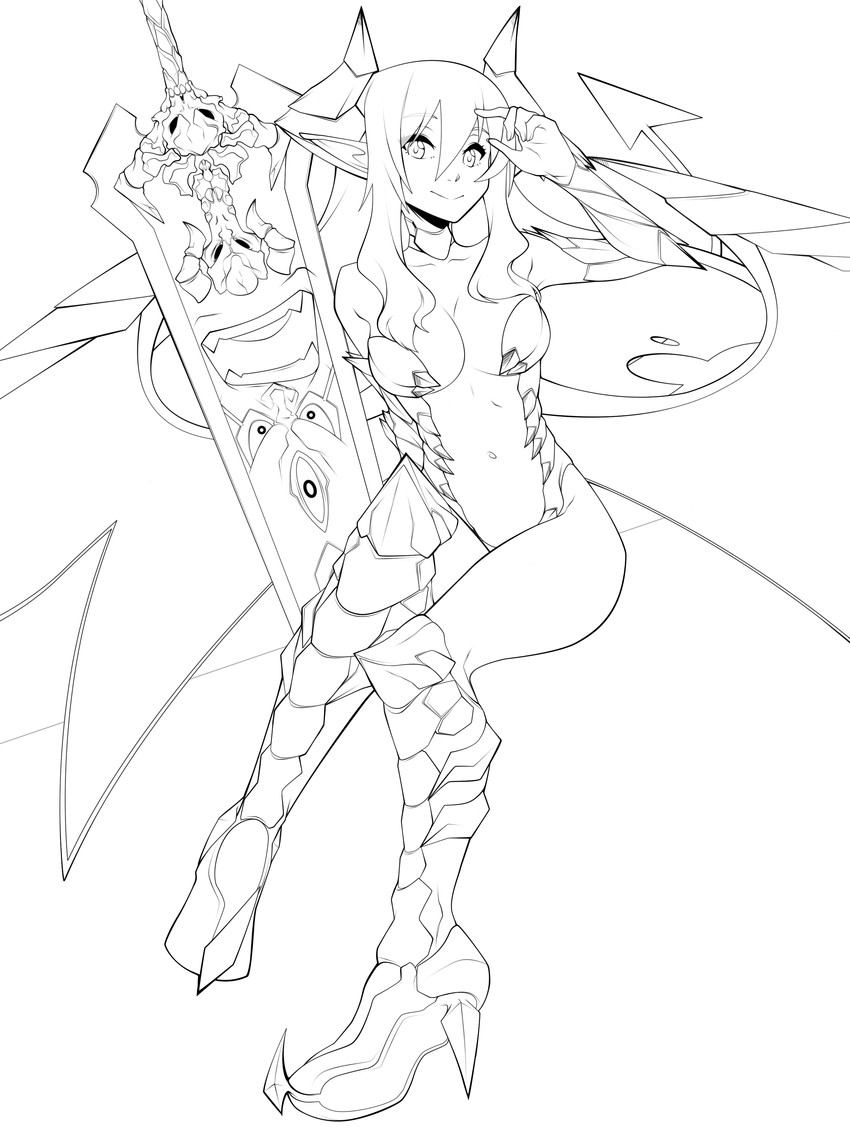 hell princess (fearless night) drawn by chuunioniika