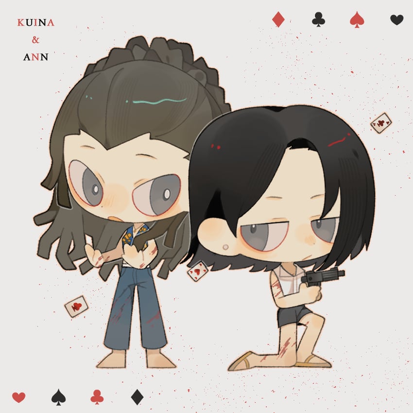 rizuna an and kuina hikari (imawa no kuni no alice) drawn by lajune_two