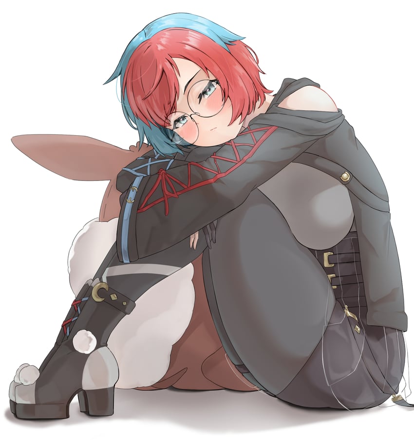 eevee and penny (pokemon and 1 more) drawn by hizakake