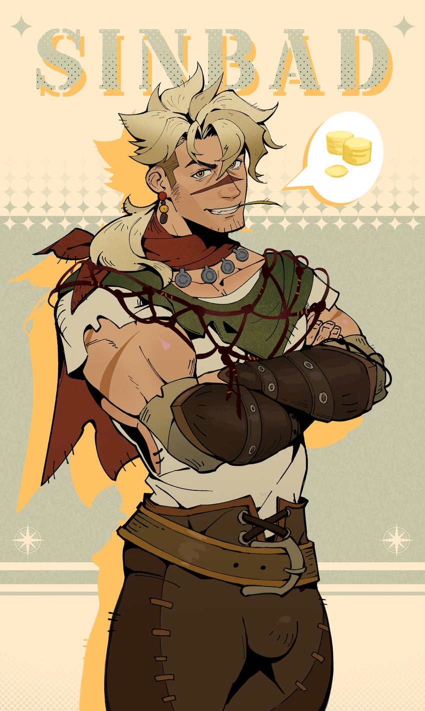 sinbad (afk and 1 more) drawn by anoko_nai
