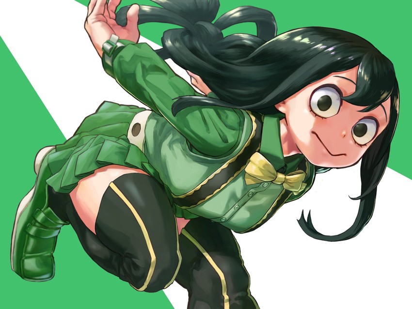 asui tsuyu (boku no hero academia) drawn by yomoyama_yotabanashi