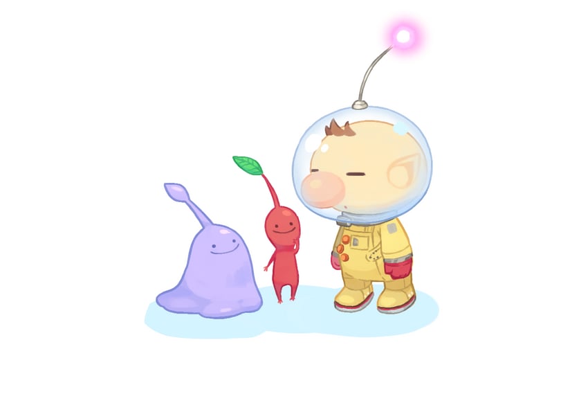 olimar, ditto, and transformed ditto (pokemon and 1 more) drawn by saino_misaki