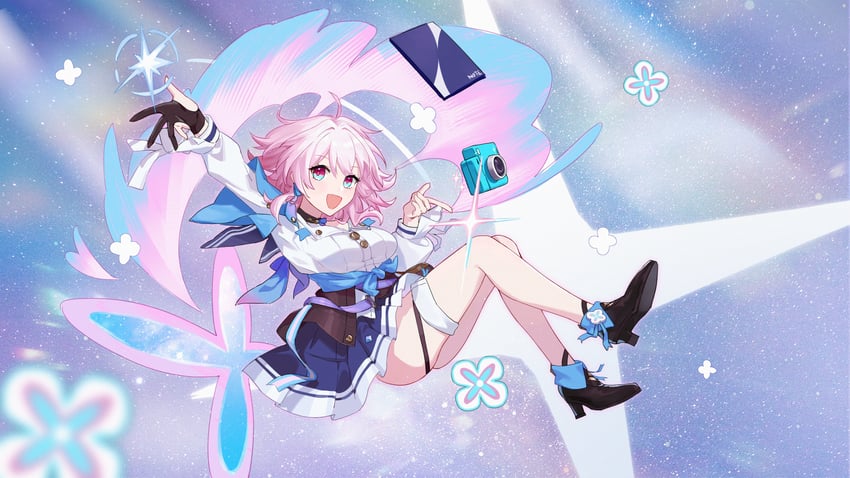 march 7th (honkai and 1 more) drawn by mumu123