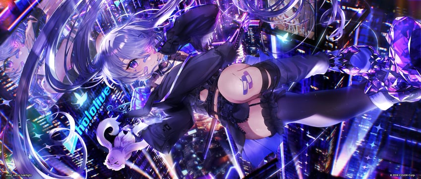 koseki bijou and geow (hololive and 1 more) drawn by lacia_everlight