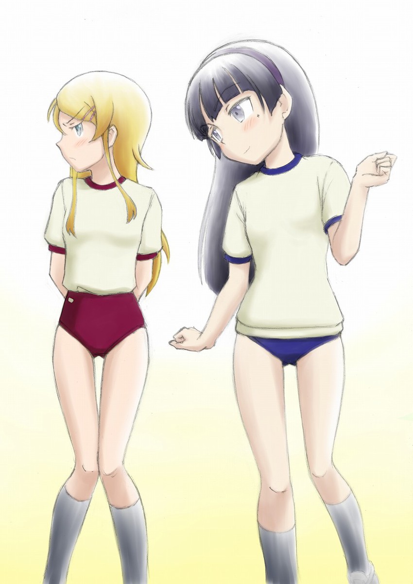 gokou ruri and kousaka kirino (ore no imouto ga konna ni kawaii wake ga nai) drawn by sakaki_youma