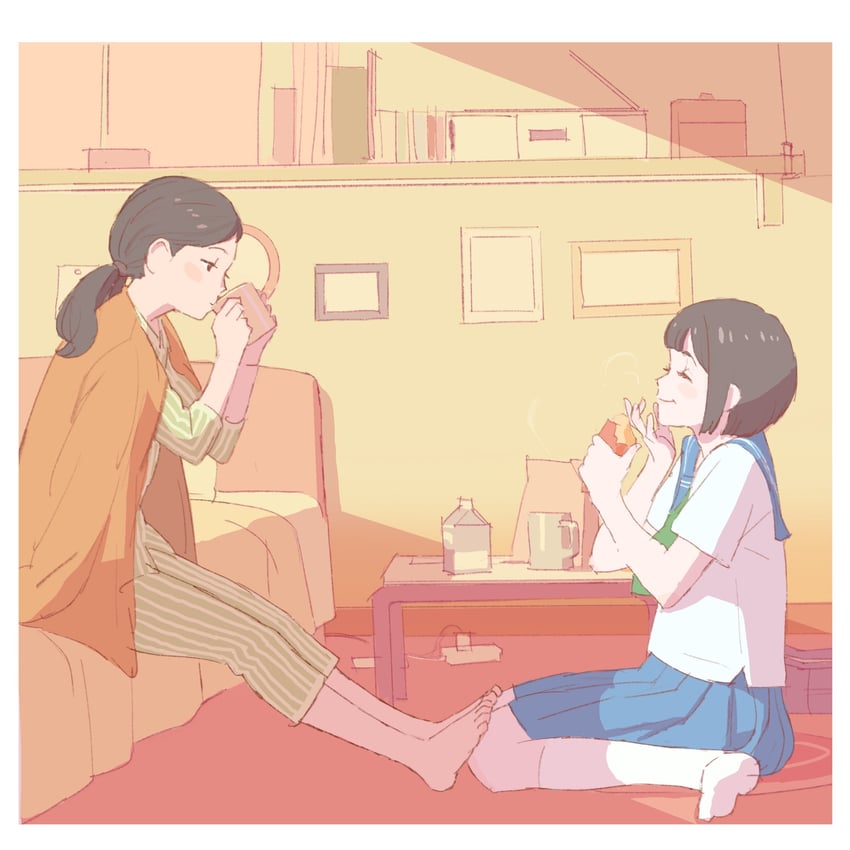 nakaseko kaori and ogasawara haruka (hibike! euphonium) drawn by 55bata6rou