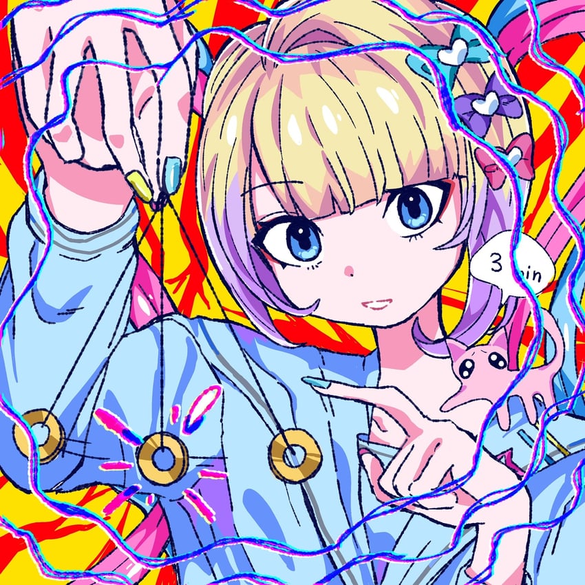 chouzetsusaikawa tenshi-chan and pien cat (needy girl overdose) drawn by itomakirichan