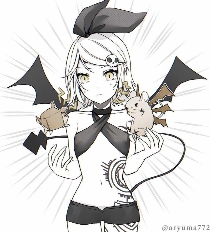 kagamine rin (vocaloid and 2 more) drawn by aryuma772