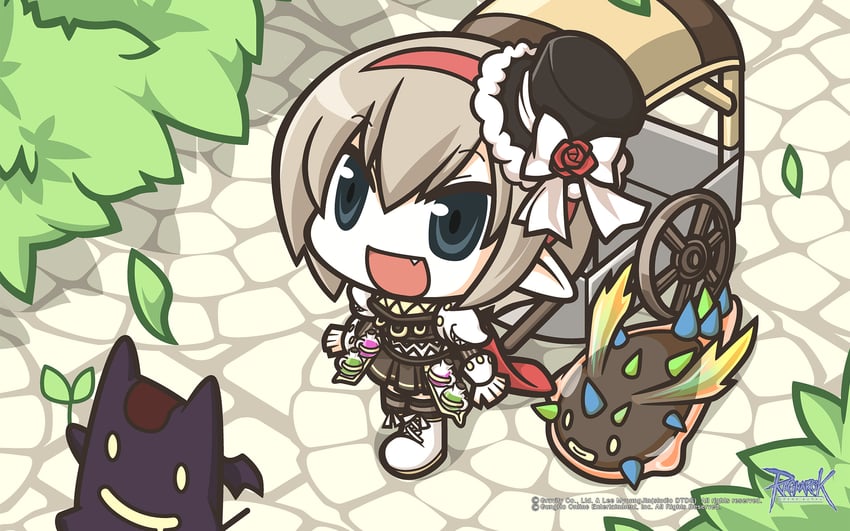 genetic, deviruchi, and vanilmirth (ragnarok online) drawn by miu_(pixiv16308)