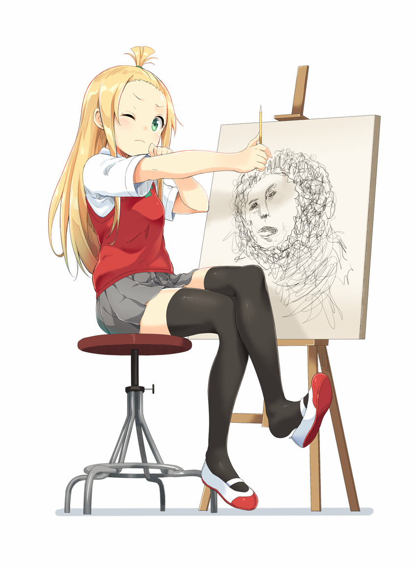 jesus and colette (kono bijutsubu niwa mondai ga aru! and 1 more) drawn by samnedar