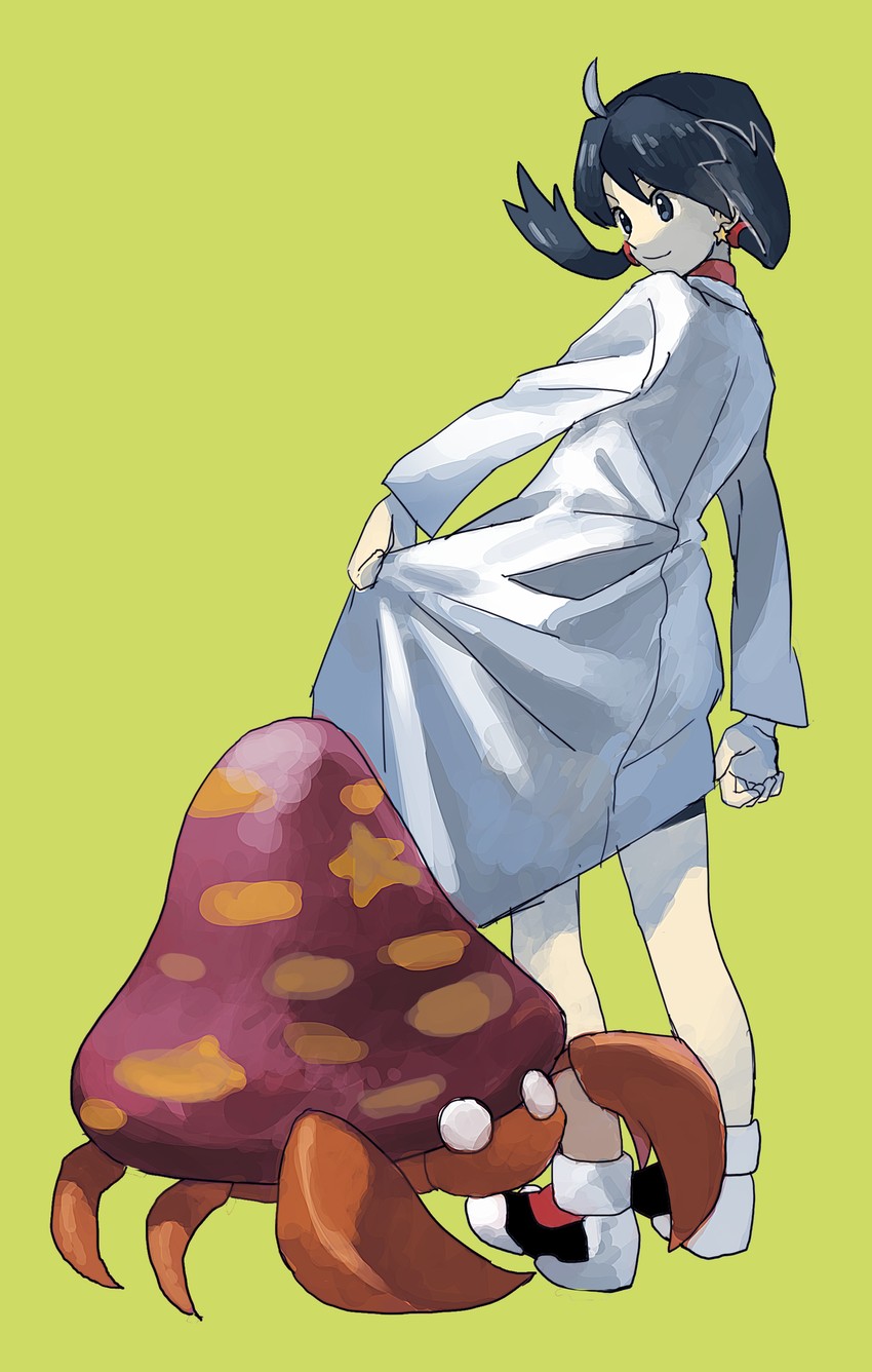 kris and parasect (pokemon and 1 more) drawn by sanigo