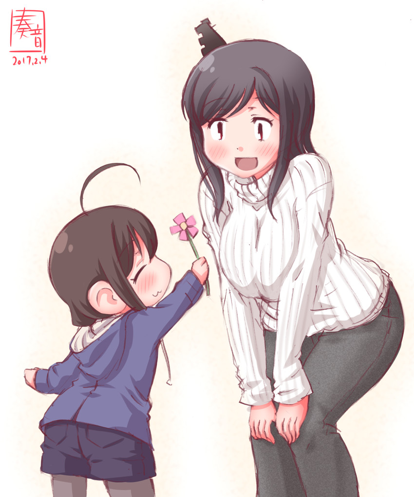 shigure and yamashiro (kantai collection) drawn by kanon_(kurogane_knights)