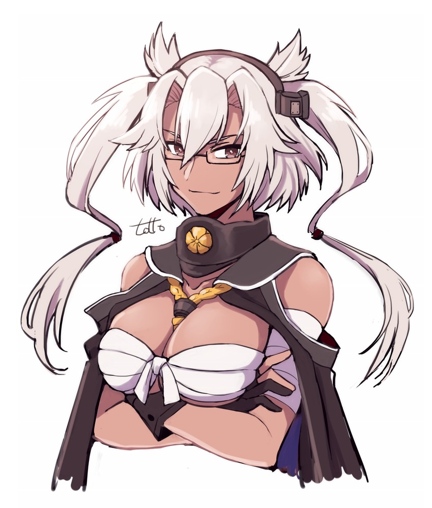 musashi (kantai collection) drawn by totto_(naka)