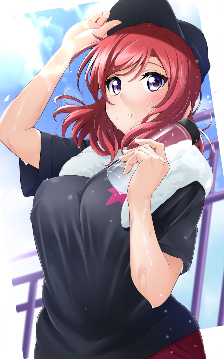 nishikino maki (love live! and 1 more) drawn by kirisaki_reina