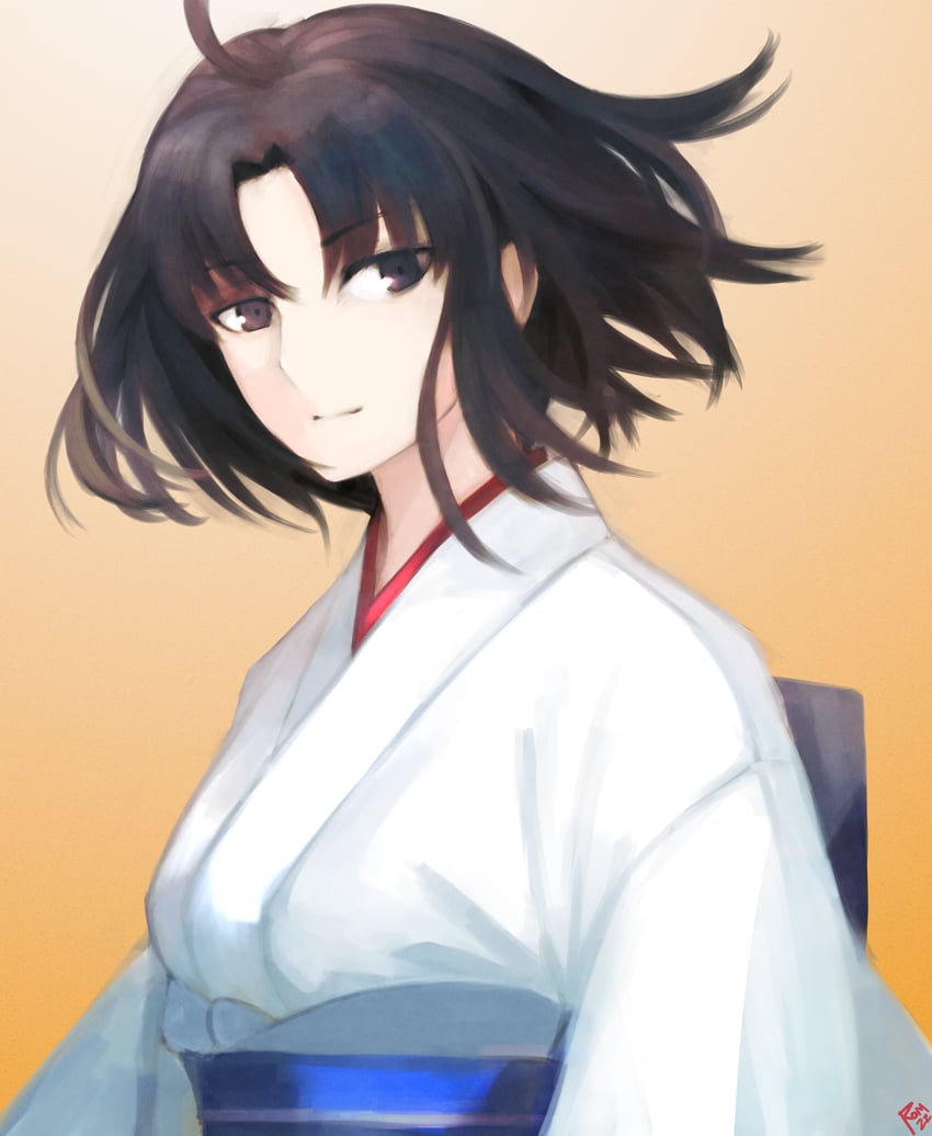 ryougi shiki and void shiki (fate and 2 more) drawn by moedredd