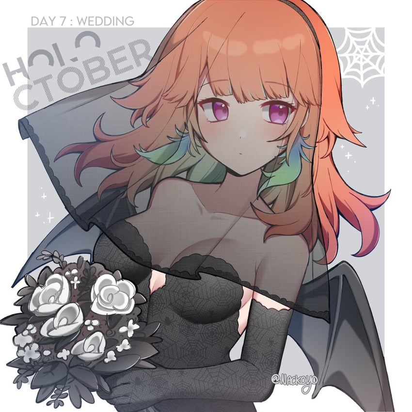 takanashi kiara (hololive and 1 more) drawn by nackoyo