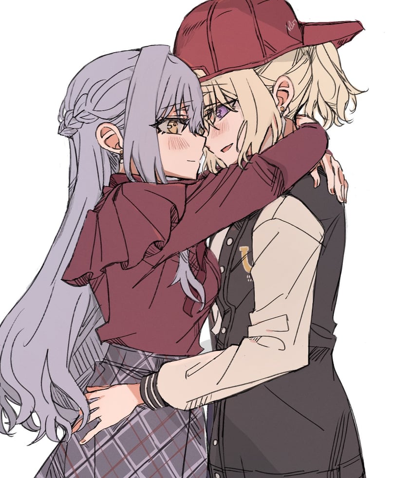 togawa sakiko and misumi uika (bang dream! and 1 more) drawn by junjun_(kimi-la)