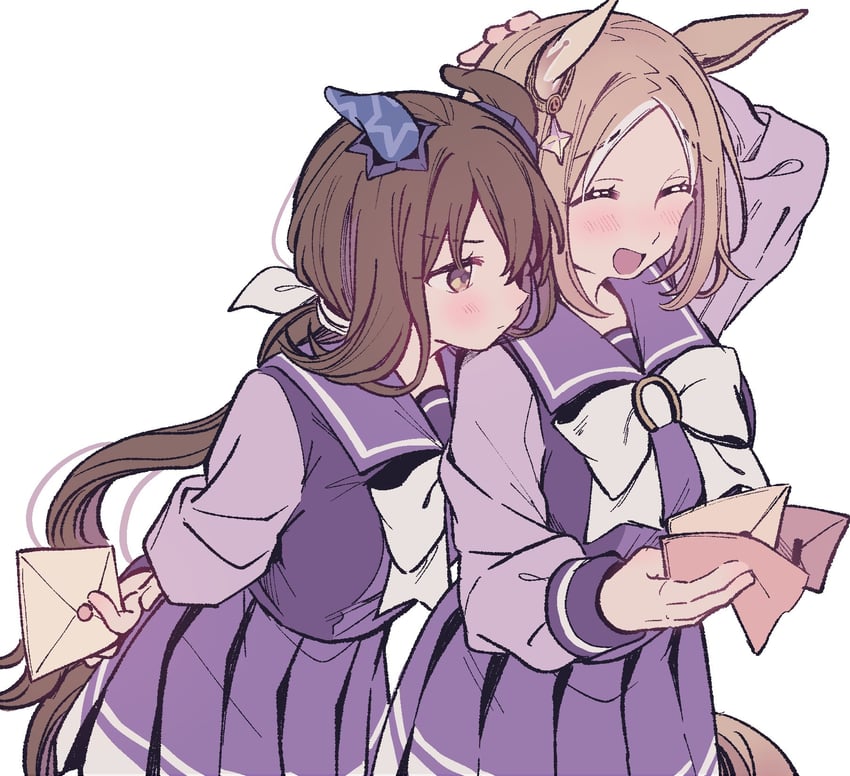 admire vega and narita top road (umamusume) drawn by satomachi