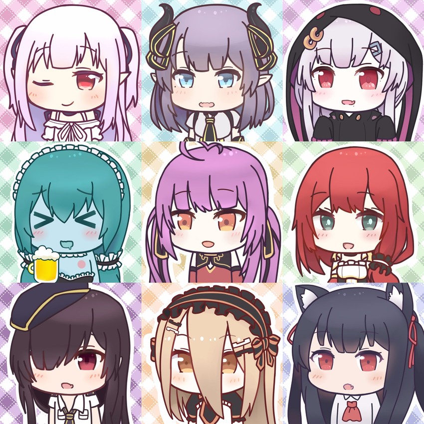 mashiro kanon, chisuzu mei, hiseki erio, komori chiyu, otome oto, and 4 more (chucolala) drawn by tsukimiya_yuuko