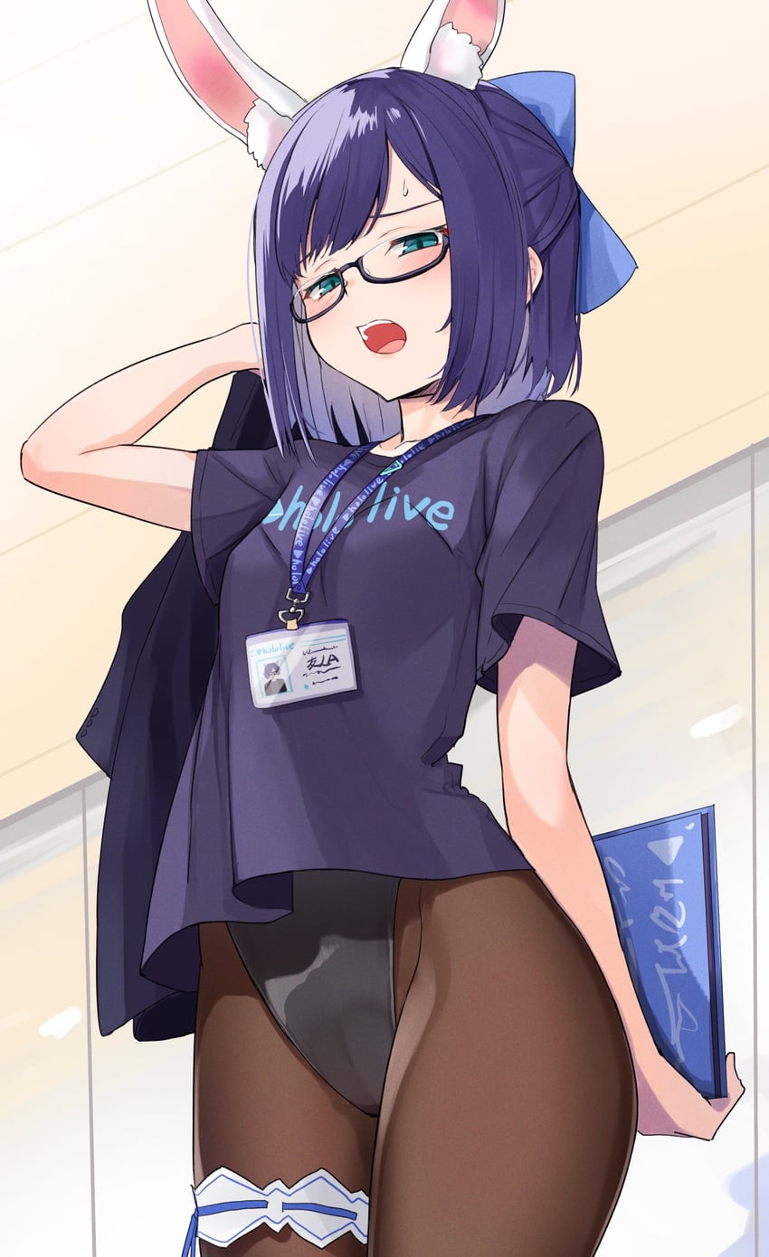 usada pekora and a-chan (hololive) drawn by yuuzuki_(re'ef)