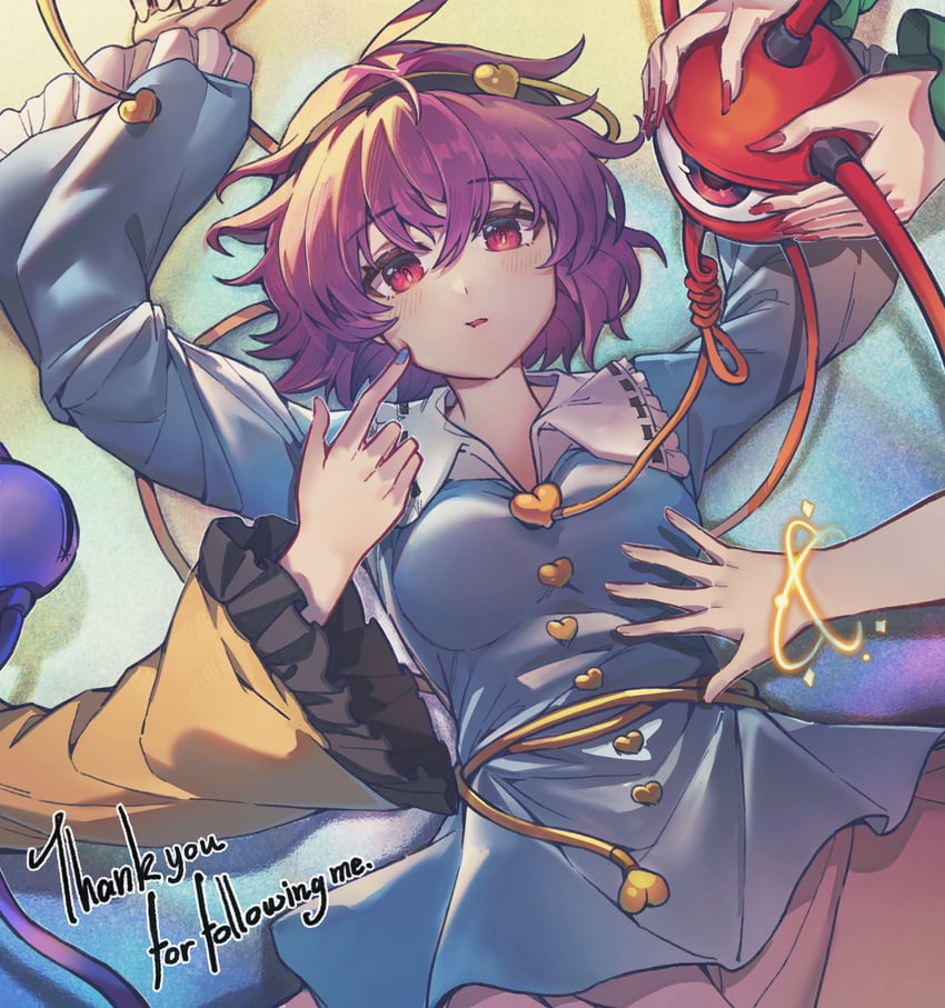 komeiji koishi, komeiji satori, kaenbyou rin, and reiuji utsuho (touhou and 1 more) drawn by shishui_guima