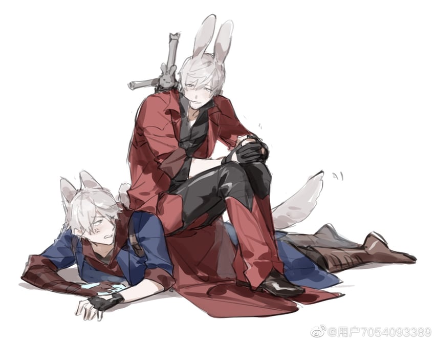 dante and nero (devil may cry and 1 more) drawn by weibo_7054093389