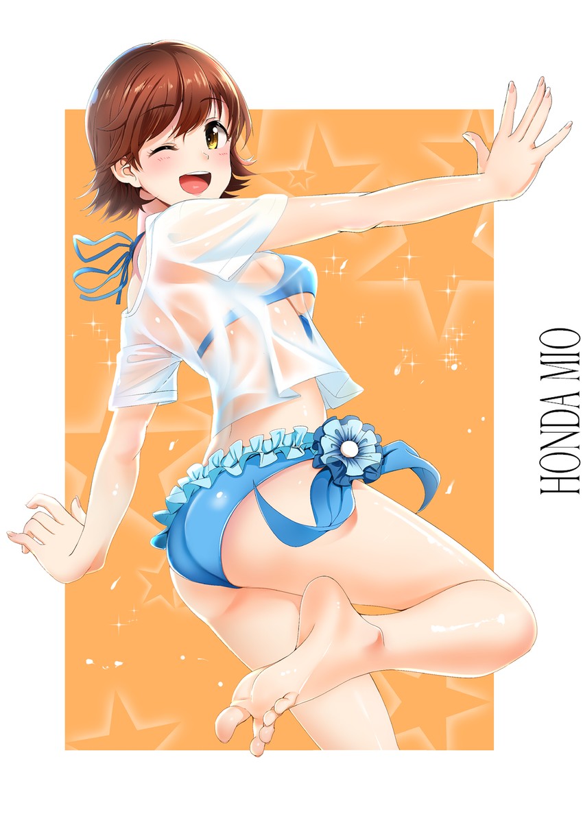 honda mio (idolmaster and 1 more) drawn by casino_(casinoep)