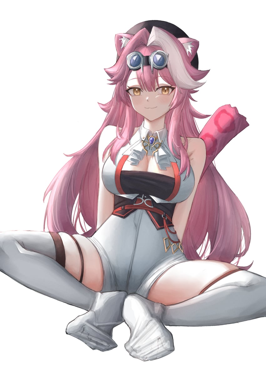 raora panthera (hololive and 1 more) drawn by foku_(fokufokuu)