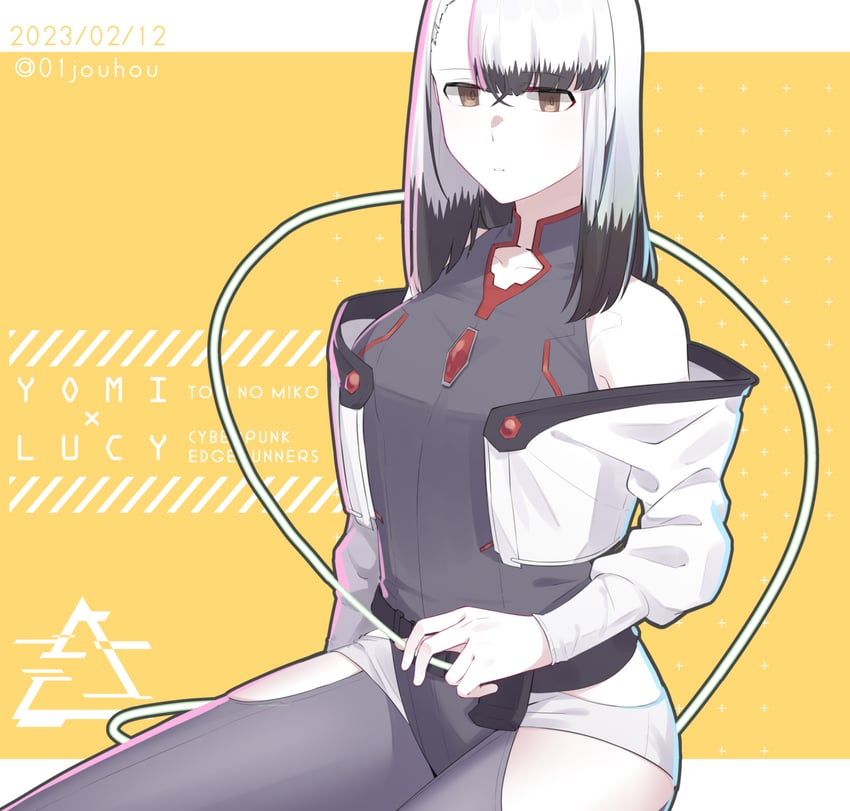 lucy and satsuki yomi (cyberpunk and 2 more) drawn by jouhou