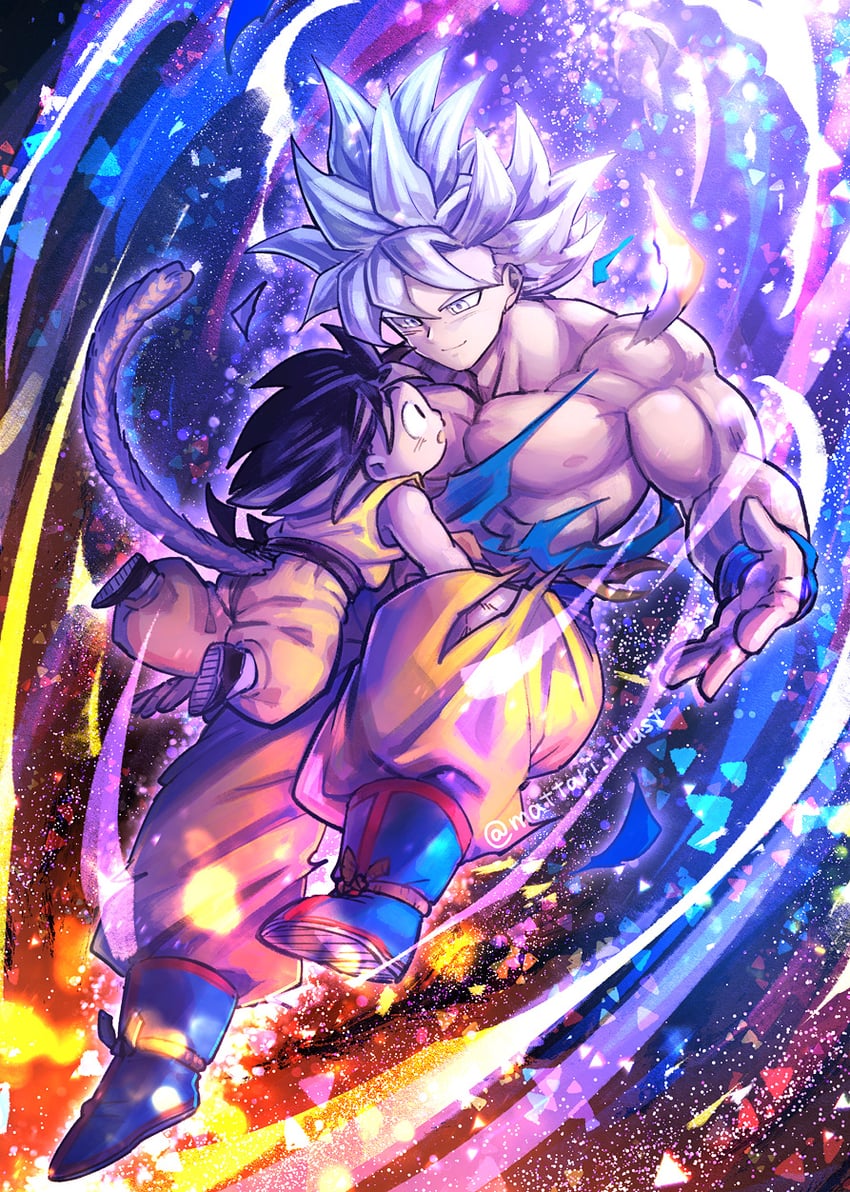 son goku (dragon ball and 1 more) drawn by mattari_illust