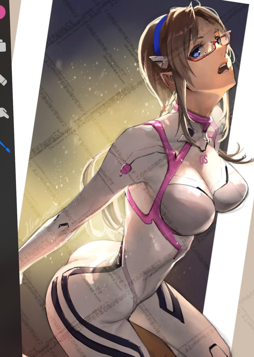 makinami mari illustrious (neon genesis evangelion and 1 more) drawn by ikuyoan