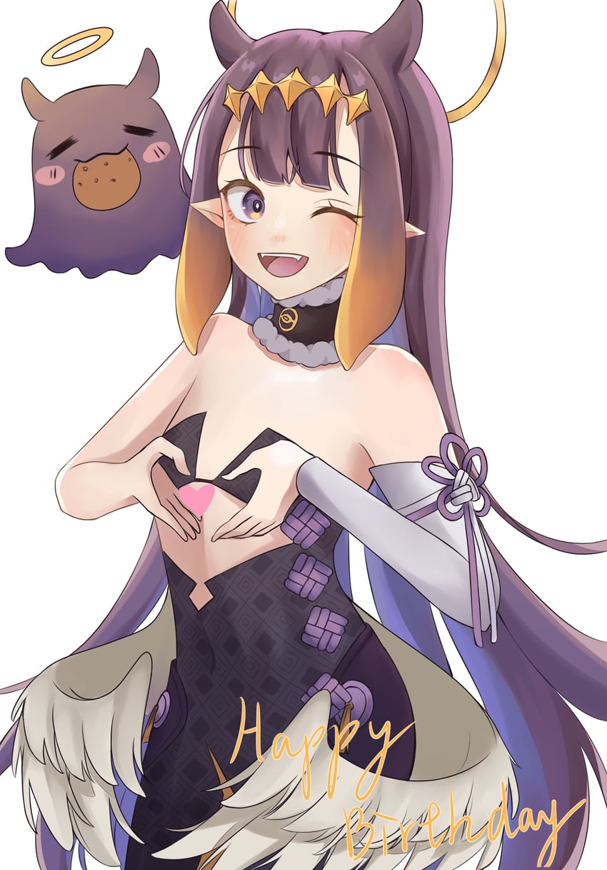 ninomae ina'nis and takodachi (hololive and 1 more) drawn by sausage_duoduo