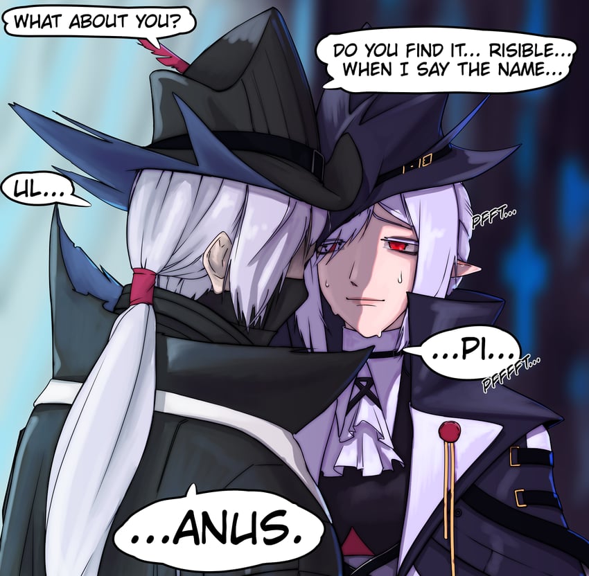 gladiia and ulpianus (arknights and 2 more) drawn by poddthelupo