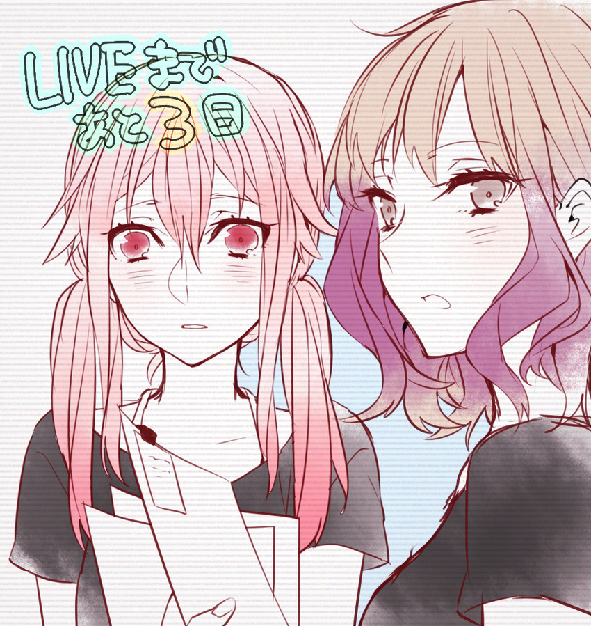 yuzuriha inori and chelly (real life and 2 more) drawn by ariilha12