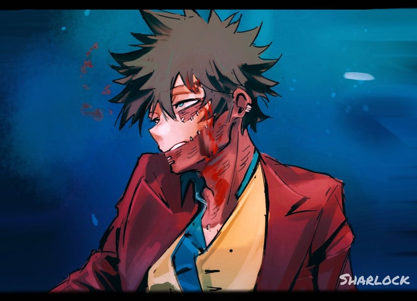 dabi and joker (boku no hero academia and 3 more) drawn by sharl0ck