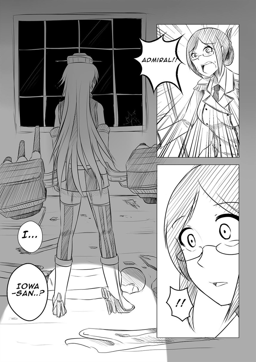 admiral, iowa, and katori (kantai collection) drawn by wangphing