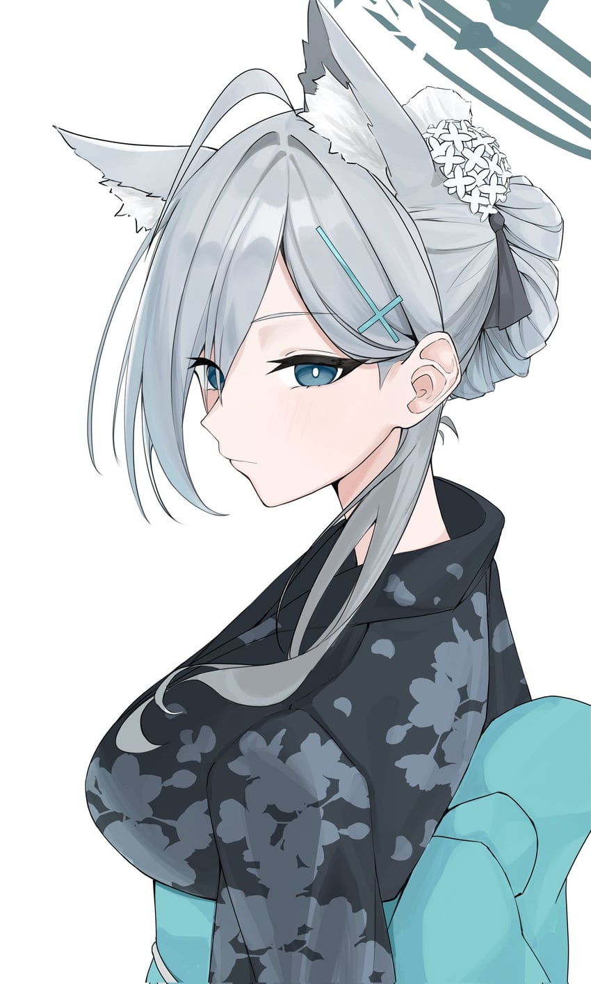 shiroko and shiroko terror (blue archive) drawn by gangjeong