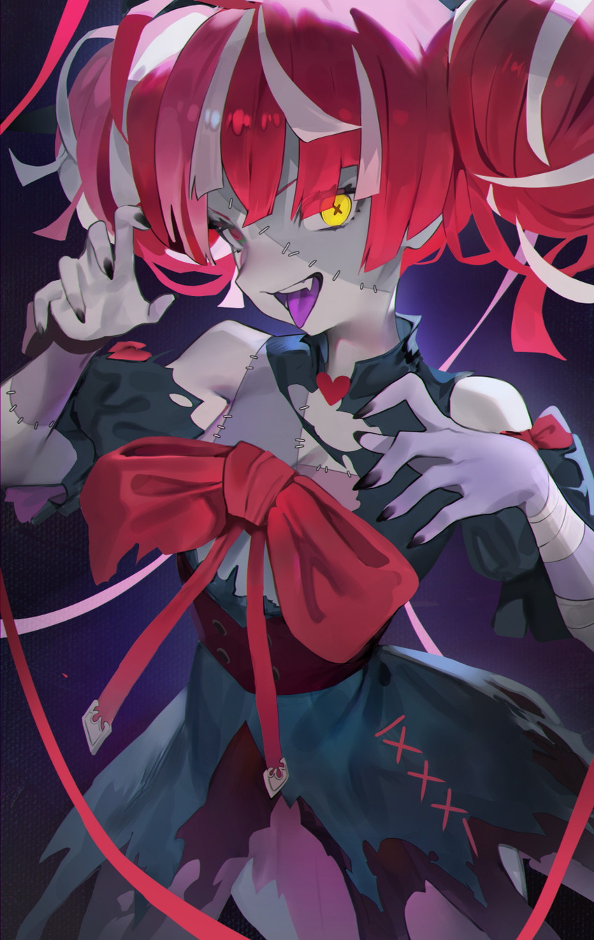 kureiji ollie (hololive and 1 more) drawn by hood_(james_x)