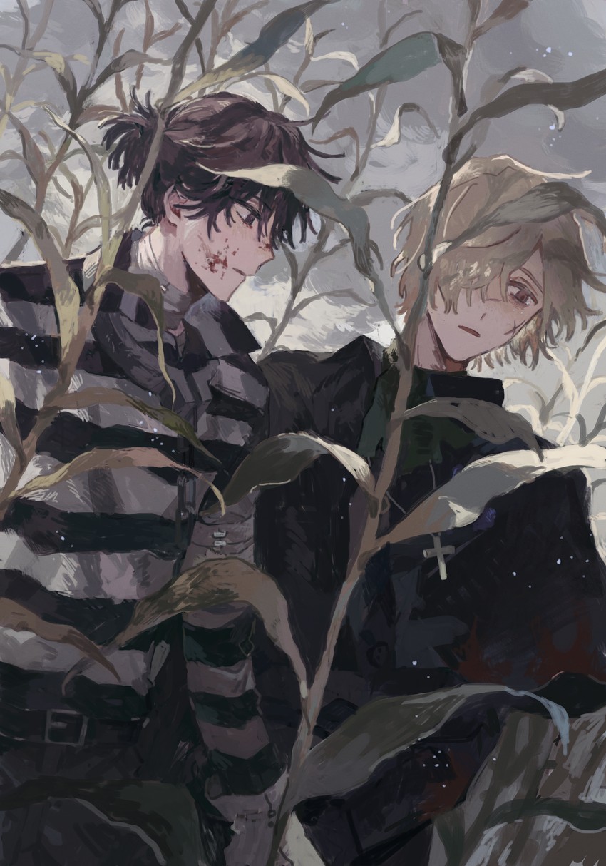 luca balsa and andrew kreiss (identity v) drawn by inupicnic