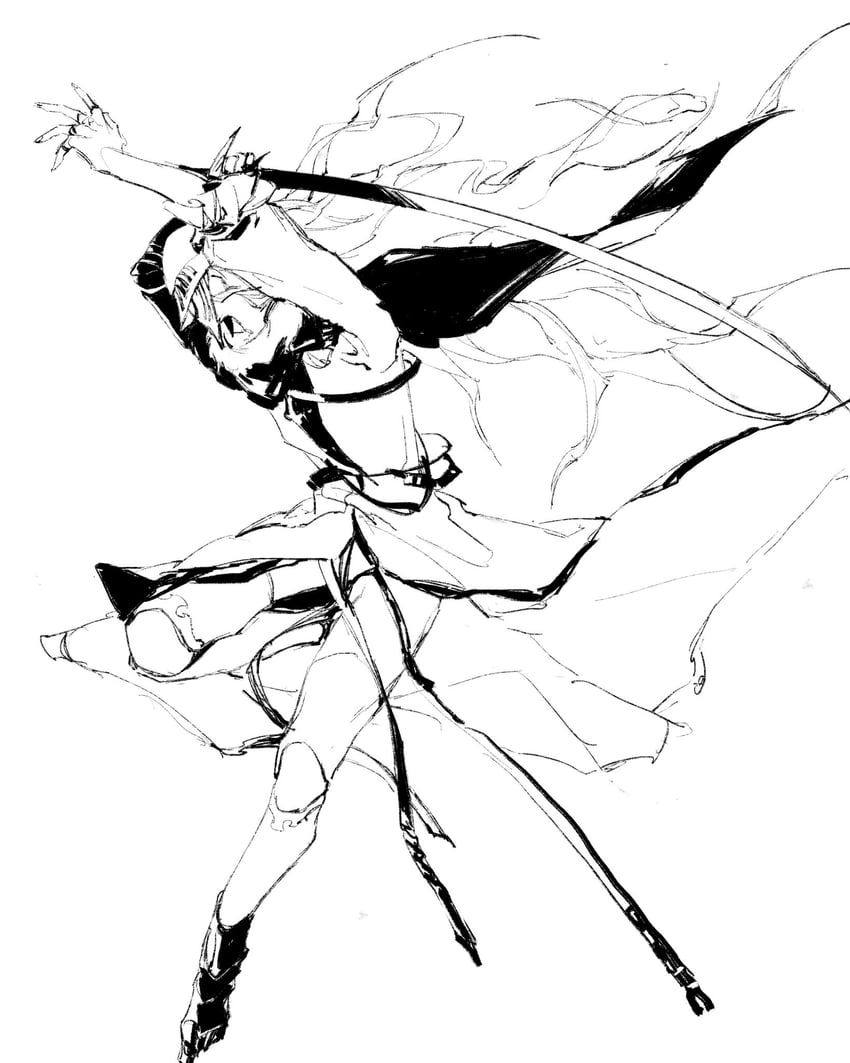 malenia blade of miquella (elden ring) drawn by jiao_chang