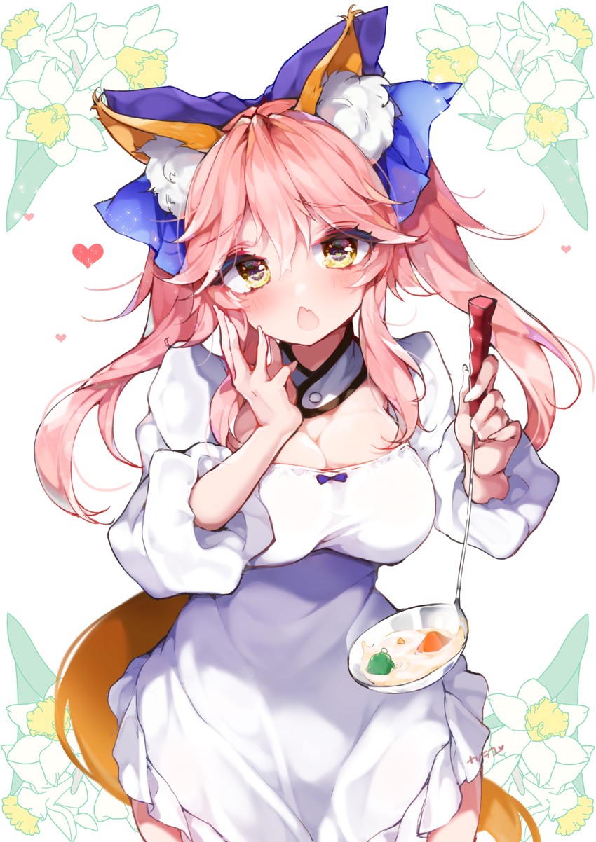 tamamo and tamamo no mae (fate and 1 more) drawn by kanola_u