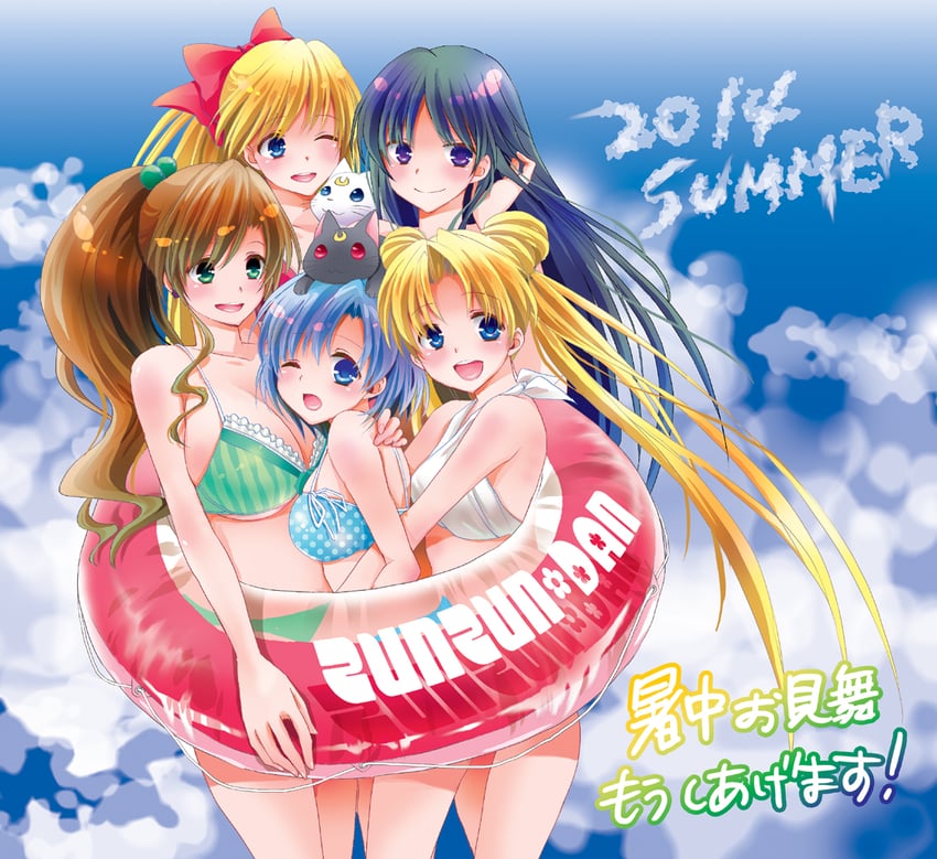 tsukino usagi, mizuno ami, aino minako, hino rei, kino makoto, and 2 more (bishoujo senshi sailor moon) drawn by shinogiri_zun