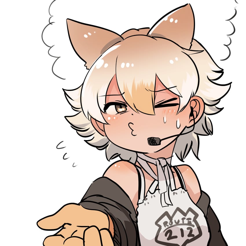 coyote (kemono friends and 1 more) drawn by mcgunngu