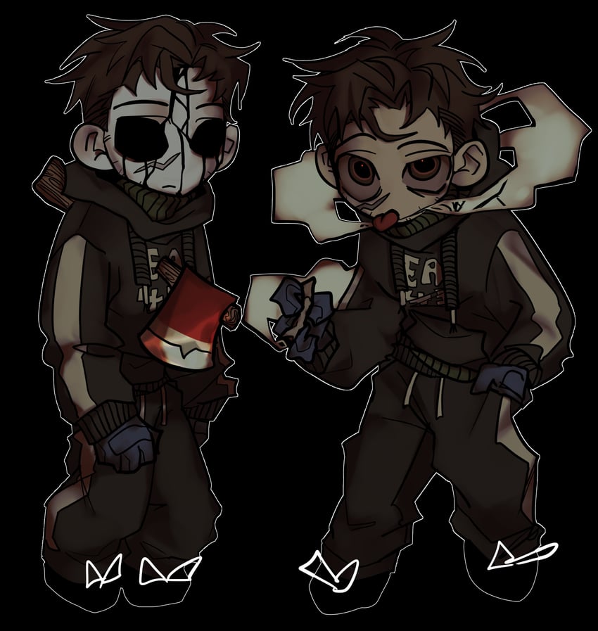david leatherhoff and the addiction (afraid of monsters) drawn by ju-san