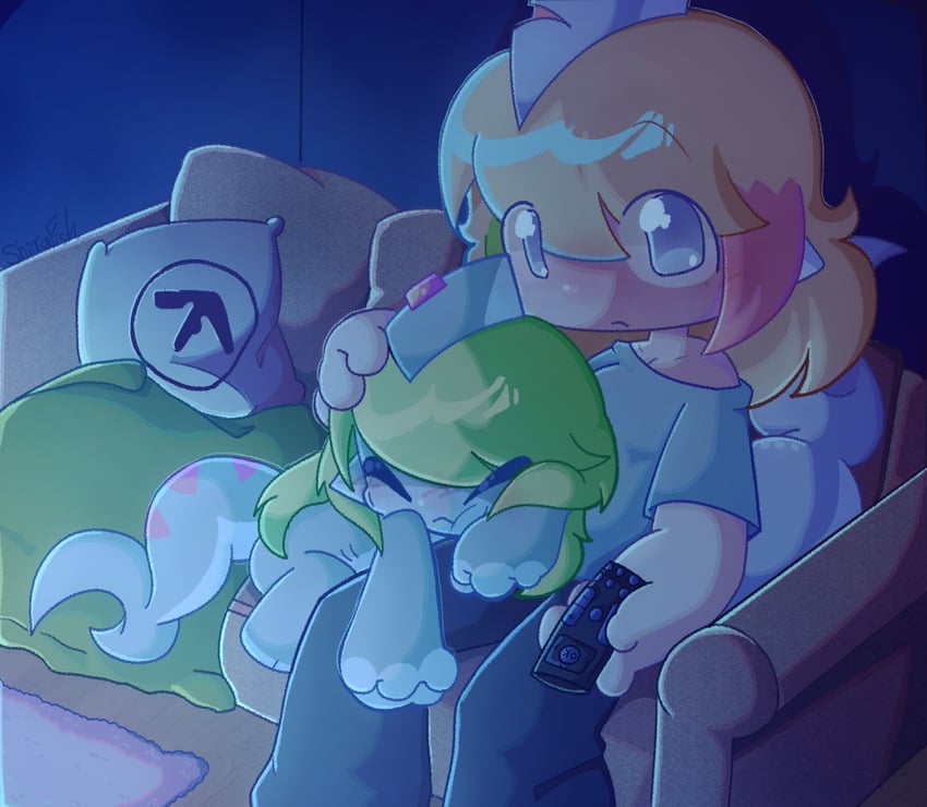 shiira and miru (original and 1 more) drawn by shiirafish