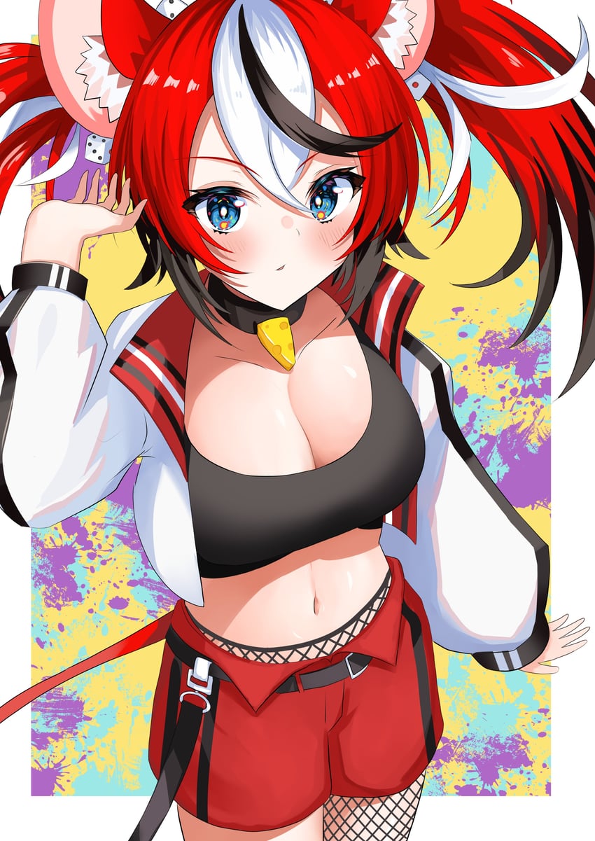 hakos baelz (hololive and 1 more) drawn by onabe_no_shime