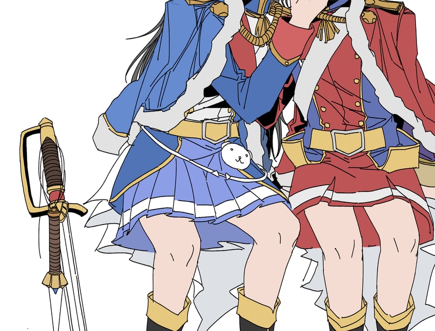 aijou karen and kagura hikari (shoujo kageki revue starlight) drawn by s_heiquan