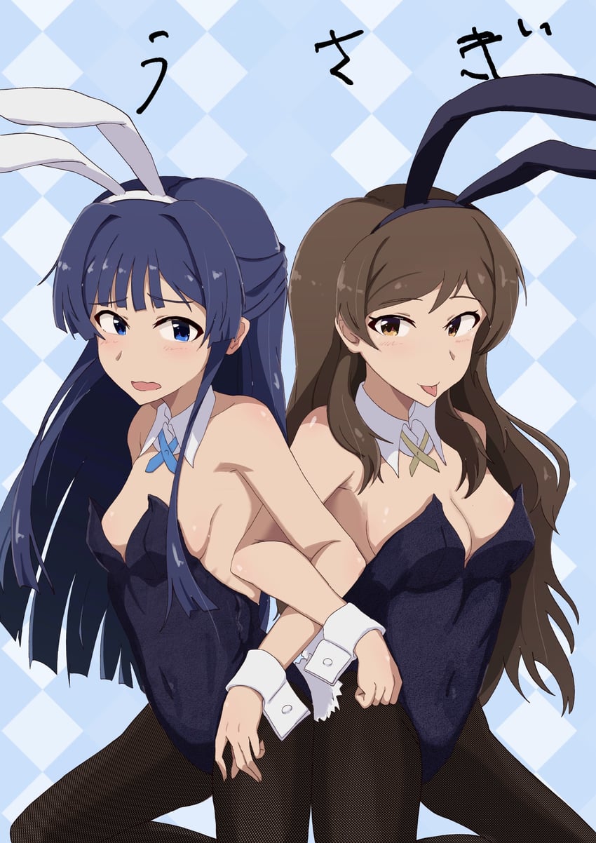 kitazawa shiho and mogami shizuka (idolmaster and 1 more) drawn by magusancients